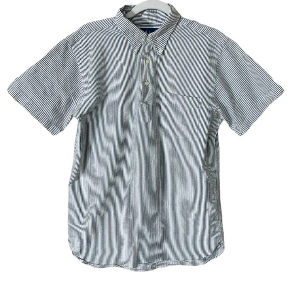 Ralph Lauren seersucker front pocket shirt m